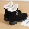 Boots Women Thick Bottom Shoes Women Winter Padded Frosted Short Boots Women Flat Slope Heel Soft Bottom Women's Boots