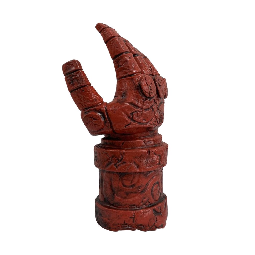 Hellboy Maske Latekshansker Halloween Terror Rekvisitter Kreativitet Festtilbehør Cos