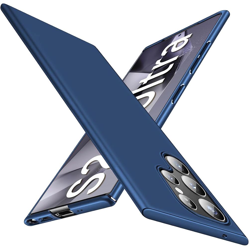 Luxuriöse Matte Ultradünne Hartschalen-Rückseite für Samsung Galaxy S25 S24 S23 S21 FE S22 Ultra Plus Einfarbig Mattiert Schlanke Hülle