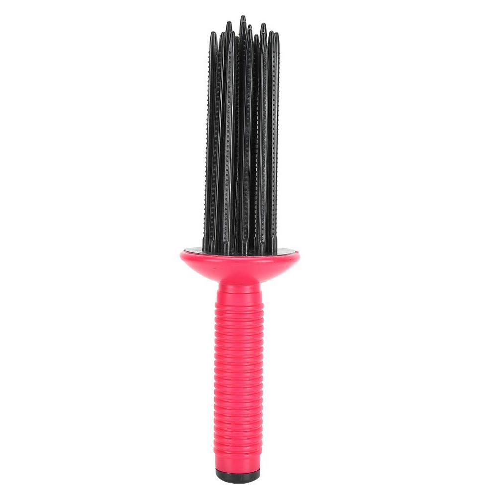 Innovative Comb Round Does Not Hurt Hair ABS Curling Make Up Brush Roller Roll Comb Hairdressing Tool