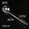 Large Stainless Steel Slotted Spoon for Serving or Drinking Soup, Long Handle for Hot Pot & Porridge