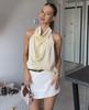 European & American Women's Satin Halter Top - Trendy INS Influencer Style