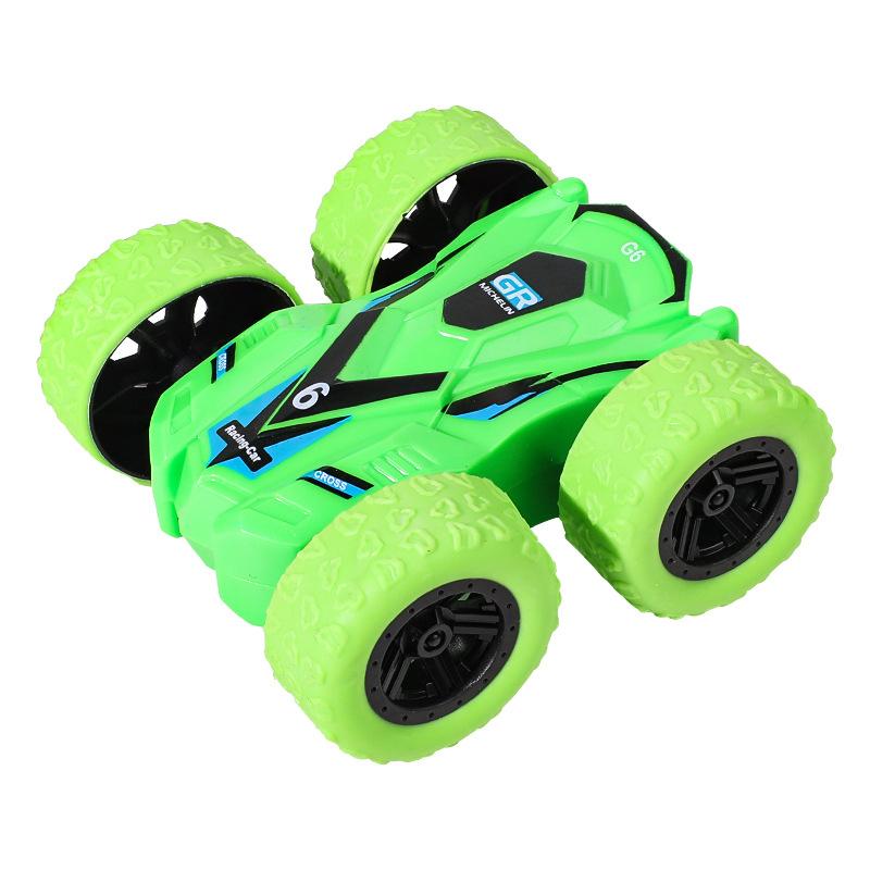 Fun Pull Back Car Double-Side Vehicle Inertia Safety and Fall Resistance Shatter-Proof Model for Kids Boys Children's Toys Car