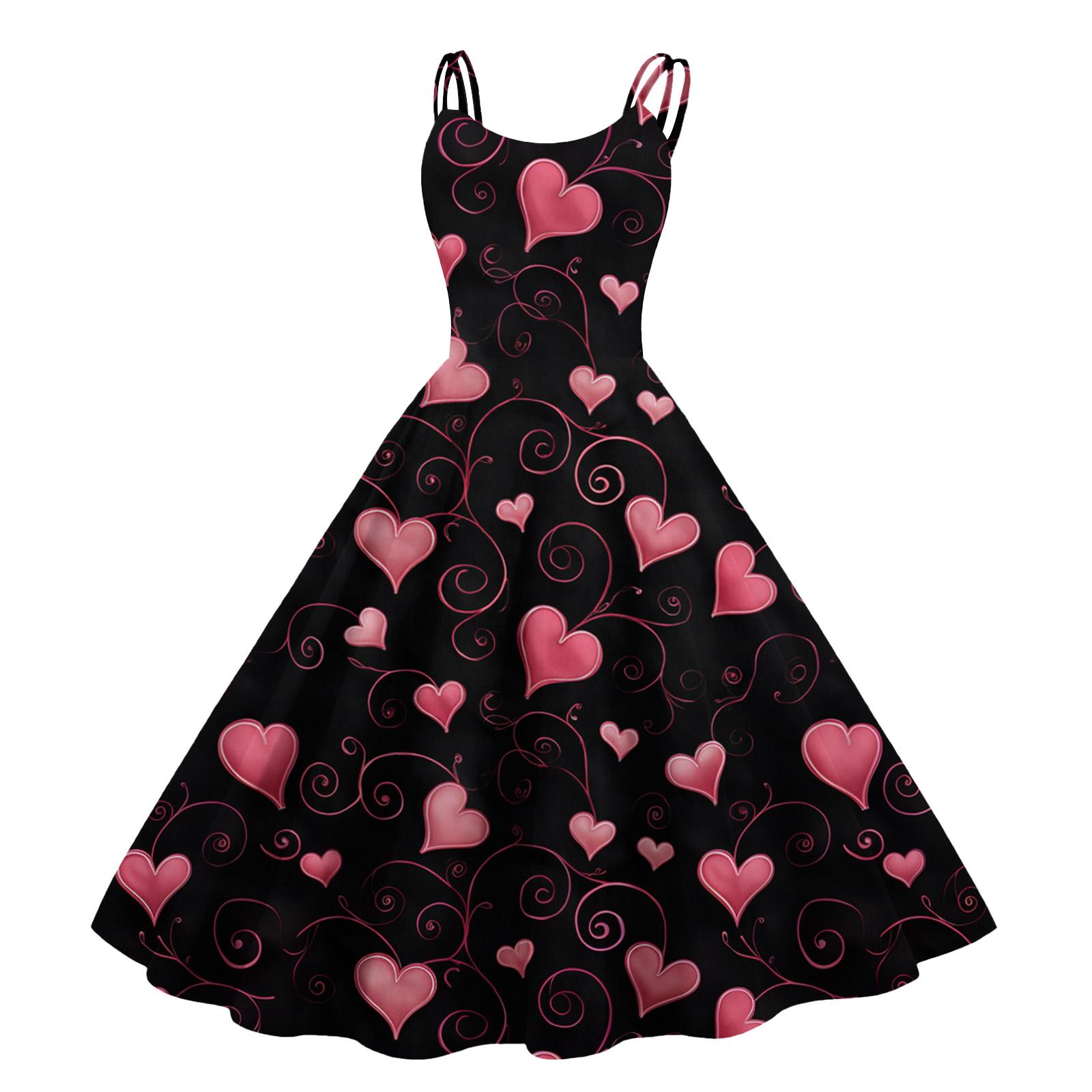 Women s Print Sexy Off-The-Shoulder Punk Vintage Dress L