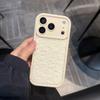 Solid color wool lamb for Apple 17Promax mobile phone case iPhone16 fine hole 15 all-inclusive 14 soft 13/12