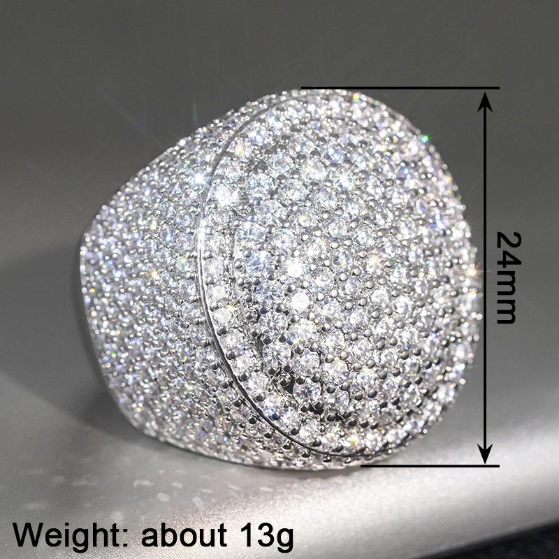 Huitan Geometric Design Women Ring for Wedding Engagement Luxury Full Shining CZ Party Fashion Accessories Lady Charming Jewelry