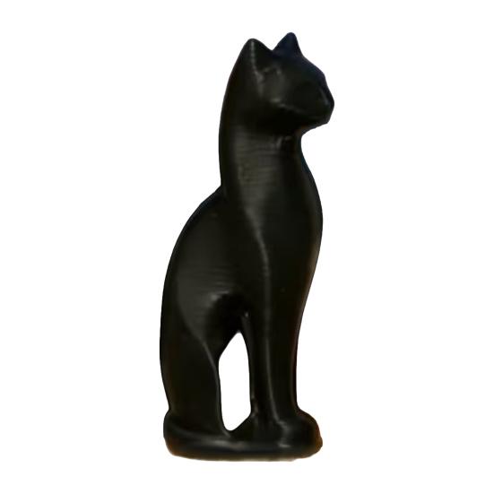 Cat Figurine, 3D Printed Small Cat Sculpture, Collectible Animal Desktop Ornament for Home Shelf Decor, Gifts for Cat Lovers