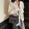 Vintage Multi-Pocket Denim Women's Bag Hand Shoulder Crossbody Bag