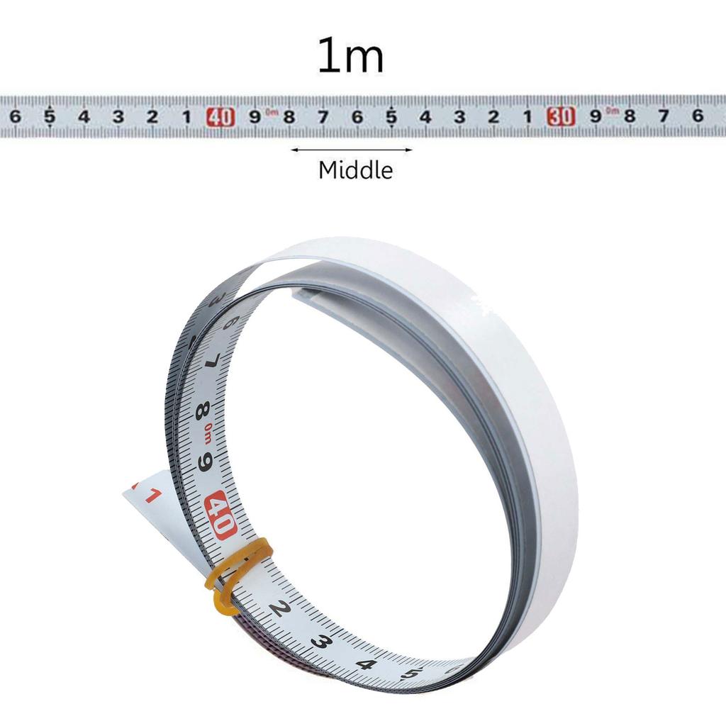 Tape Measure Scale Ruler for Miter Track Use with Table Saw Band Saw and Router Table 1M 2M 5M Lengths 0.51 Inch Width