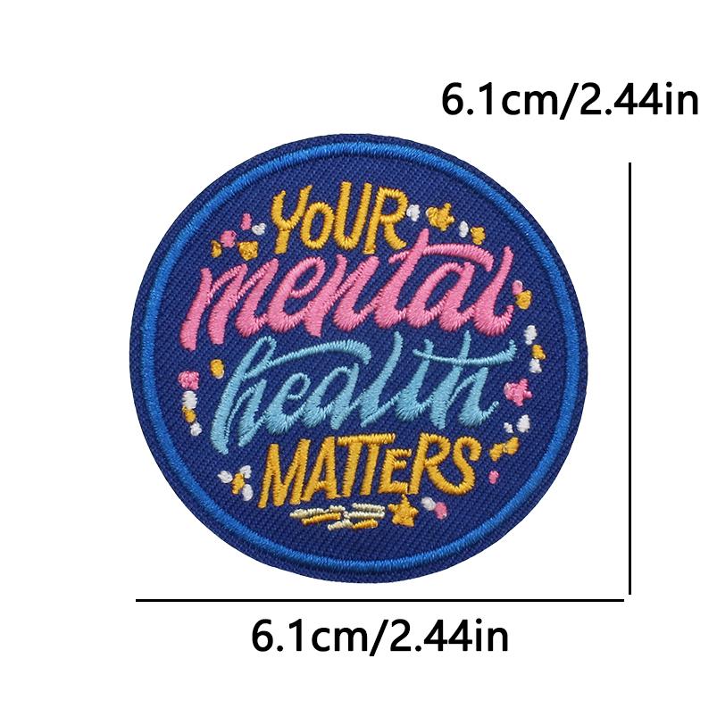 10pcs Lots Flower Letter Slogans Embroidery Patches Butterfly Iron On Patches For Clothing Chrysanthemum Book Sew Stickers 