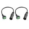 High Conductivity Copper XLR Adapter for Interference Free Signal Extension in Audios Systems