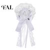 Theme Party Hair Decorations Rose Bow Clip, Lace Pearl Hairpin, Lolita Gothic Bowknot Retro Wedding Pieces Hairpin for Women Bride Cosplay Birthday