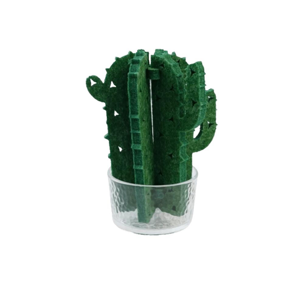 Cactus Shaped Terrarium Humidifier Moisturizing Simulation Plant Humidifier Vivarium Style B