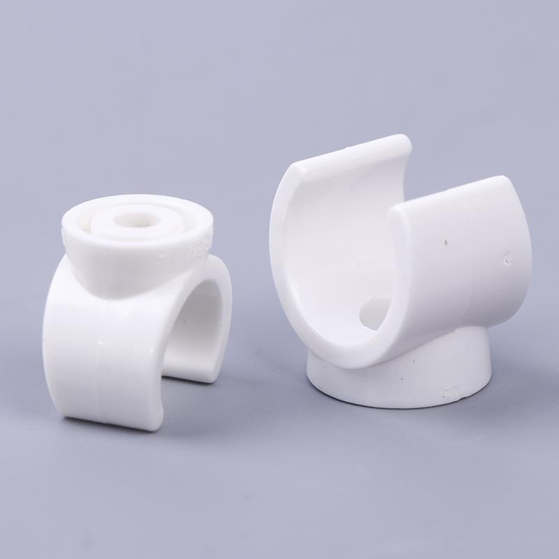 20Pcs 20mm PVC Water Pipe Clamps Clips Connector Fit For 0.5/0.79 Inch OD TV Trays Tubing Hose Hanger Support Pex Tubing