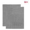 5pcs Bbq Grill Mesh Nonstick Mat Reusable Sheet Heat Resistant Baking Cooking