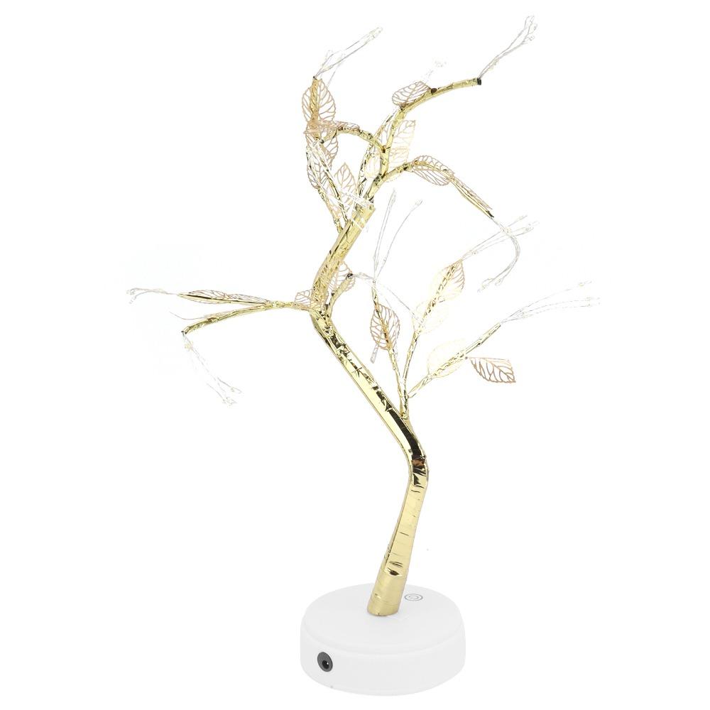Warmweißes Licht Künstliches Blatt Bonsai LED Lampe Touch Schalter Bonsai Baum Licht Schlafzimmer