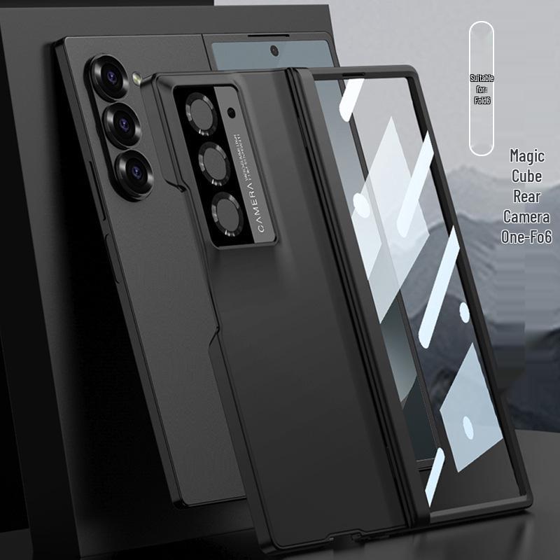 Husă pentru telefon Samsung Z Fold6: Protector de ecran pliabil cu închidere magnetică integrată și acoperire completă a camerei într-un stil minimalist