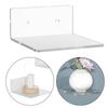Set of 2 Acrylic Wall Shelves Decorative Storage for Small Spaces  Modern Home Organization Solution