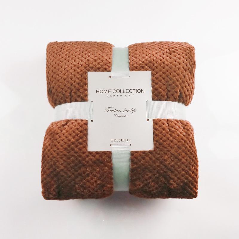 Flannel Blanket Thickened Coral Fleece Soft Blanket Plush, Fluffy, Warm, Cozy – Perfect for Bed, Sofa