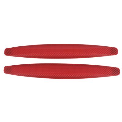 Bumper Edge Protector Body Corner Lip Side Guard Anti Scratch Anti Collision Universal for Car(Red )