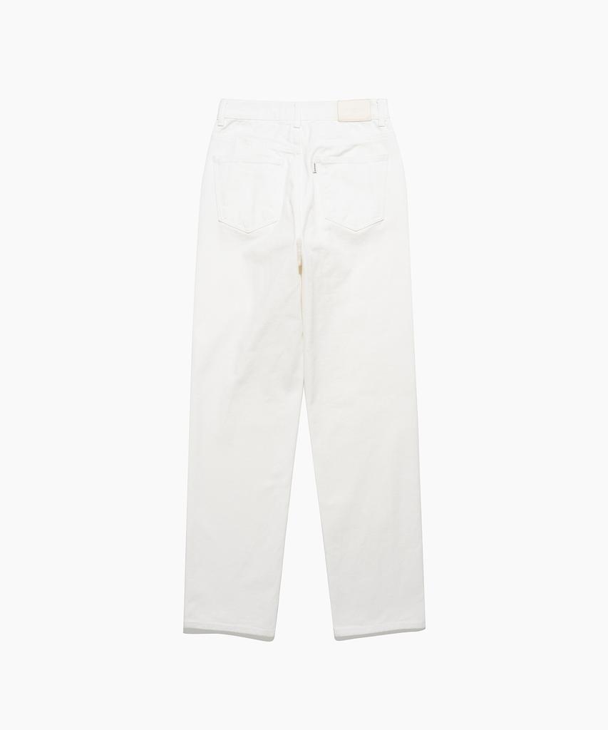 Tudment Washing Denim Pants White