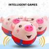 Electronic Moving Pet Plush Toy For Dog Cat Jump Balls USB Rechargeable Automatic Toys Playing Interactive Plush Toy For Dog