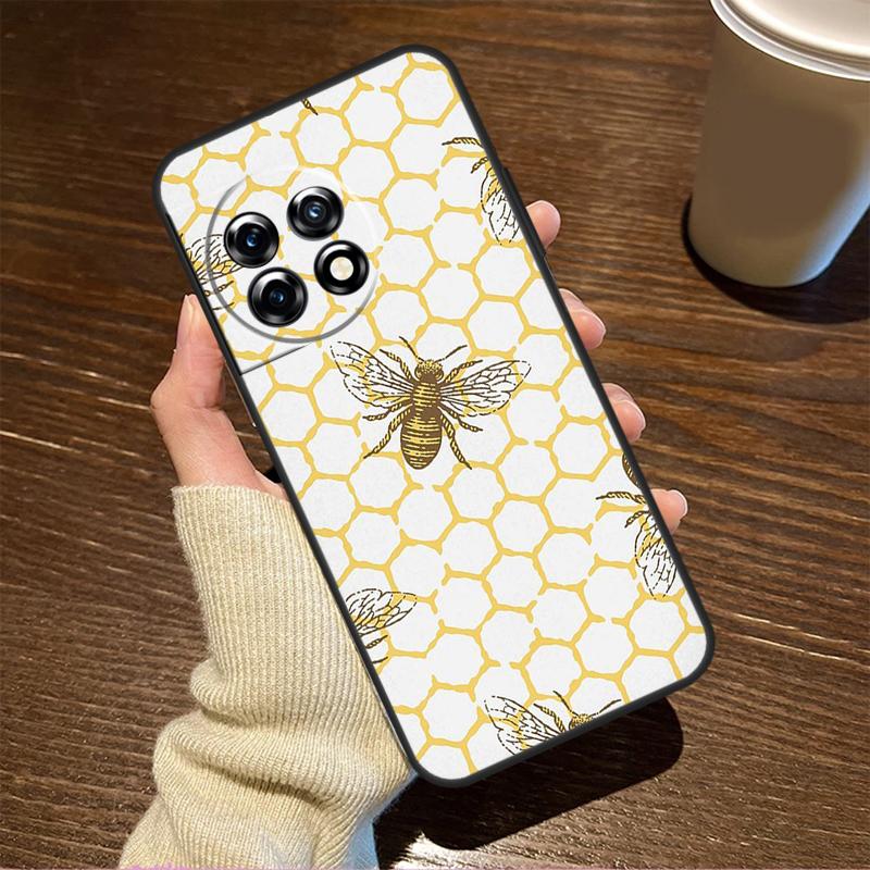 Bee Honey Case For OnePlus 13T 10T 8T 10R 13R 15 R 13 12 11 9 10 Pro Nord CE 5 2 3 4 Lite N20 N30 Cover