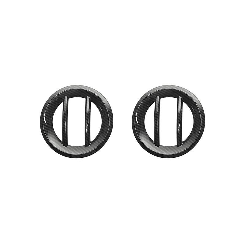 TESIN Car Front Fog Light Lamp Decoration Cover for Jeep Renegade 2019 2020 2021 2022 2023 2024 Lamp Hoods Exterior Accessories