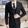 Conjunto de Terno Masculino Slim Fit de Botão Duplo