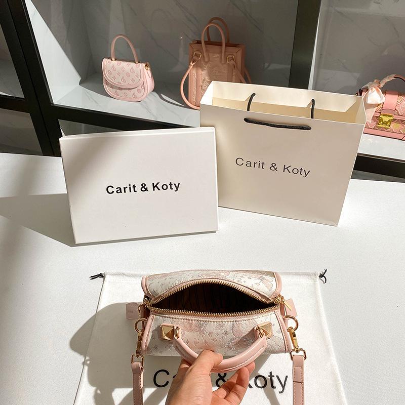 2024 Chinese Style Butterfly Boston Commuting Pillow Bag