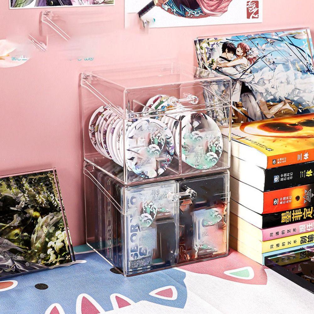 

3-дюймовый прозрачный чехол для фотокарточек Idol, пластиковая пластиковая коробка для хранения, новая коробка для фотокарточек Kpop