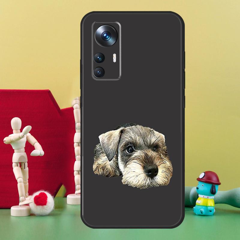 Miniature Schnauzer Dog Art Case For POCO X5 X4 X3 F5 Pro M4 F4 GT C40 F3 Cover For Xiaomi 11T 12T Pro 13 11 12 Lite