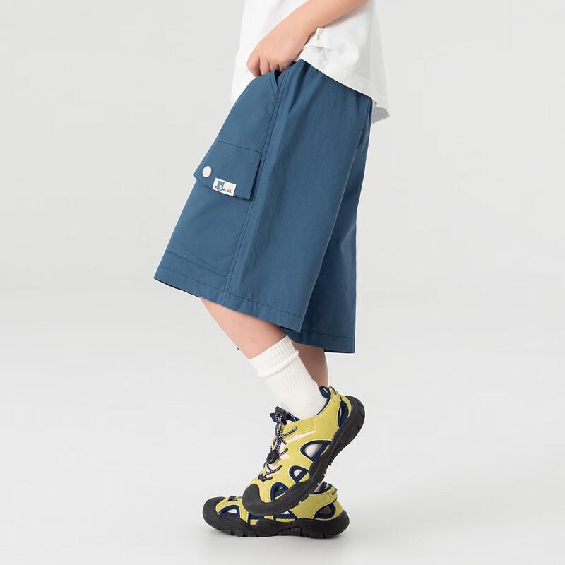 Boy's Washed Cotton Cargo Shorts