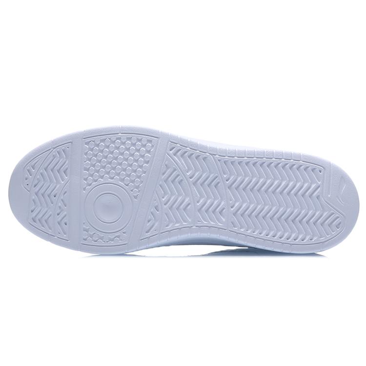 Li Ning Sycee Slip Resistant Abrasion Resistant Low top Skateboard Shoes Men's Pearl White AGCQ455-2