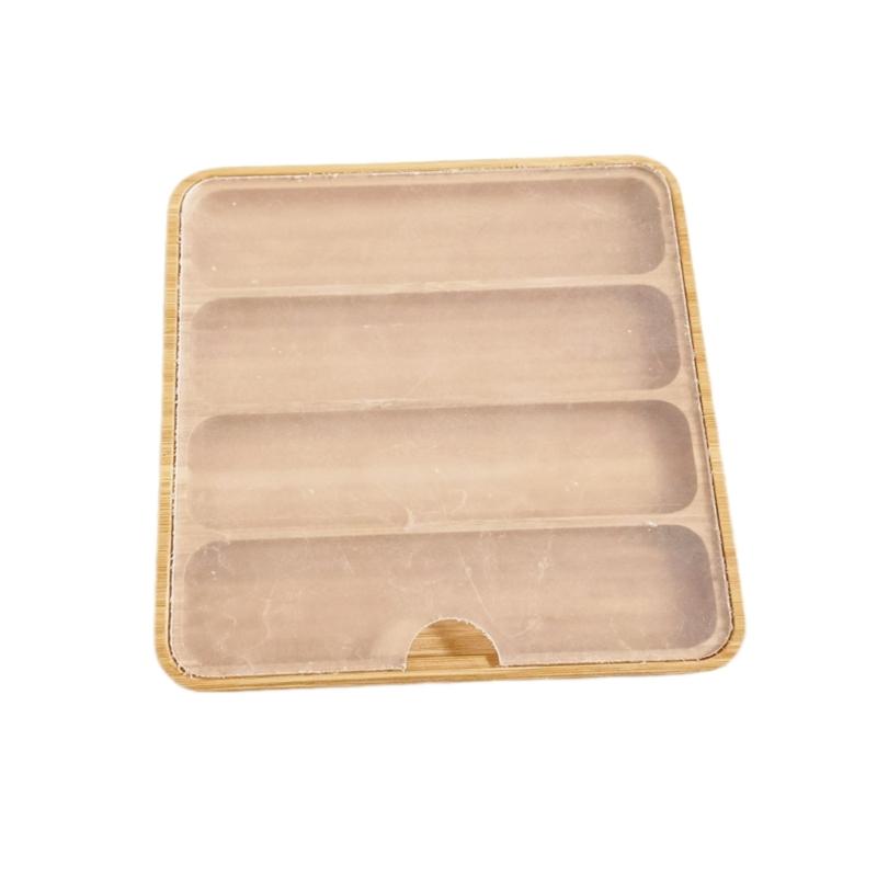 Элегантная деревянная коробка для хранения часов Художественная коробка для презентации часов с прозрачной крышкой Стильная коробка для демонстрации часов