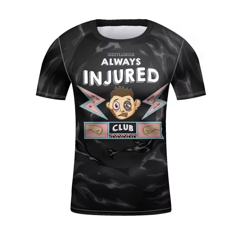 Short Sleeve 3D Printed T-Shirt Breathable Drying Suitable Outdoor Sports Fitness Motorcycle Riding Multi Pattern Optional