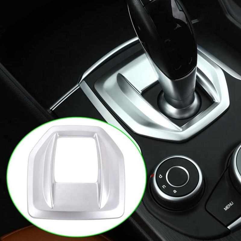 Car Gear Paddle Panel Cover Trim for Alfa Romeo Giulia Stelvio 2017- Center Console Gear Shift Decoration Frame