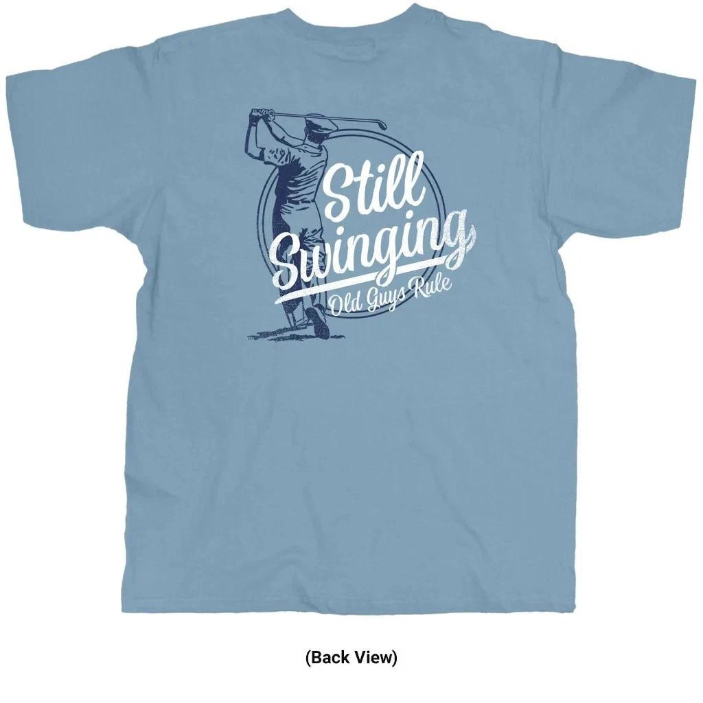 New OLD GUYS RULE T Shirt Still Swinging L