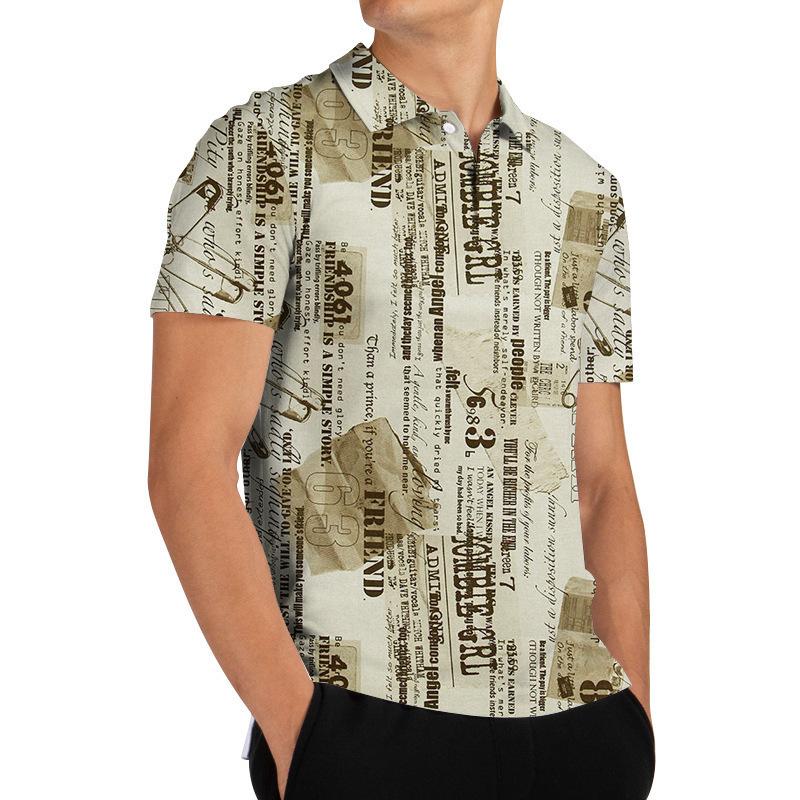 Men's Short-sleeve Polo Shirt, Essential Casual Wear, Comfy and Stylish.