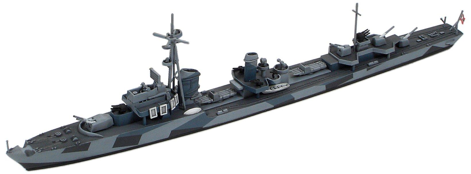 

Tamiya Waterline Series 908 German Navy Destroyer Valhalla Modification Set of 2 Plastic Model Kits 31908 1/700 No. Z-Class Z37-39