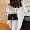 Alligator Print Crossbody Bag Shoulder Bag for Girl Women Solid Color Bag