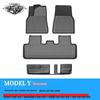 2022 Tesla Model Y TPE Non-Slip Wear-Resistant Foot Pads: 5/7-Seat Front & Rear Trunk Mats