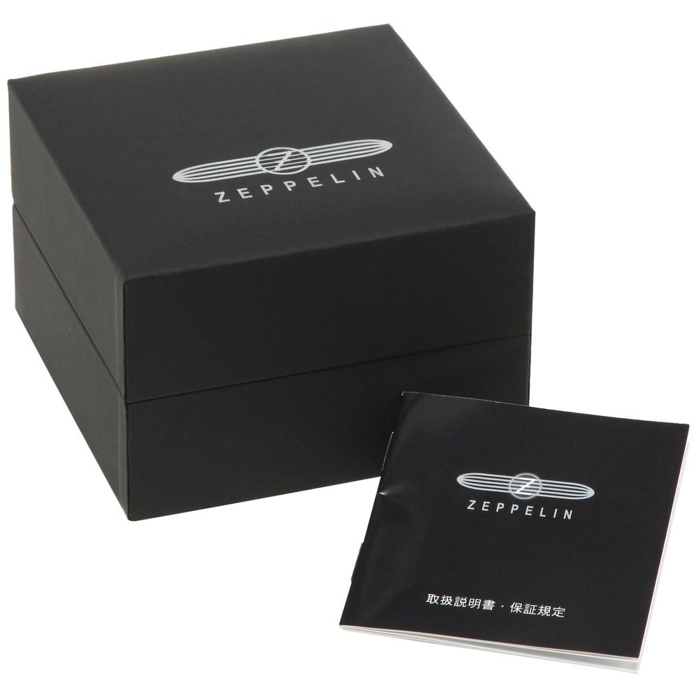 Zeppelin Hindenburg Moonphase Wristwatch 7036M1 Silver Dial Men's
