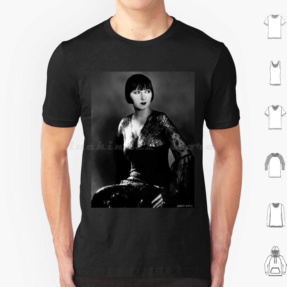 Mae Busch In 1925 T Shirt Cotton Men Women DIY Print Mae Busch Vamp Silent Film 1920s Flapper Old Hollywood Silent Movie Bobbed
