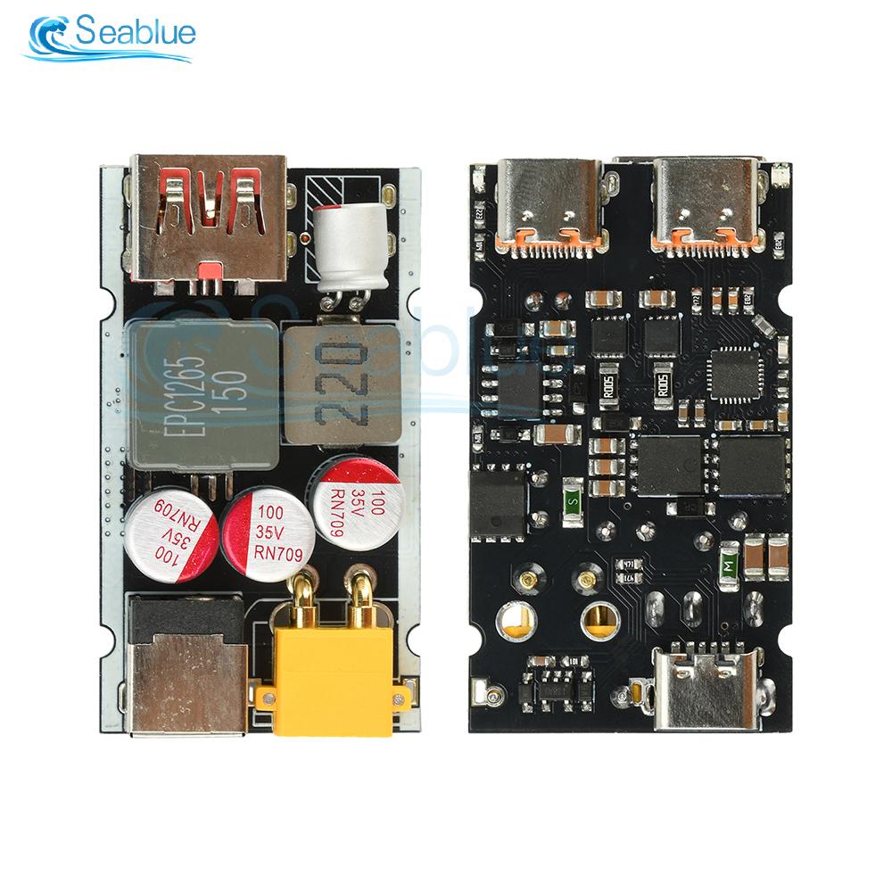 

205W Модуль швидкої зарядки DC 9-35V Понижувальна плата зарядки Підтримка PD QC PPS FCP SCP AFC Одночасна зарядка високопотужних пристроїв