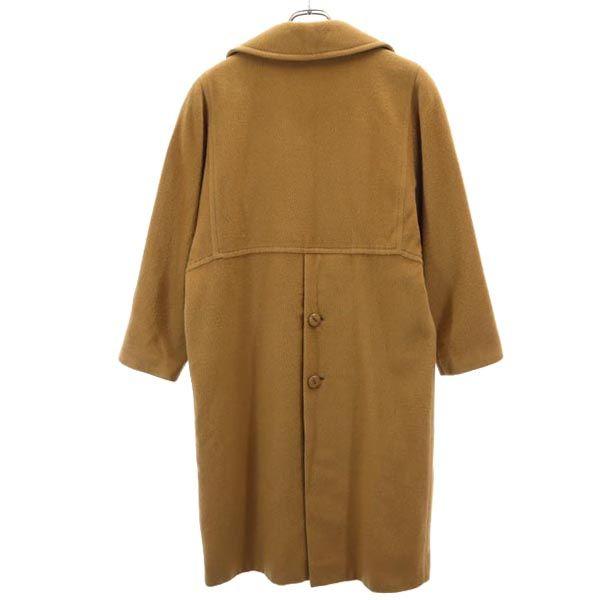 Herno Made In Italy Long Sleeve Wool Coat Brown Women Used