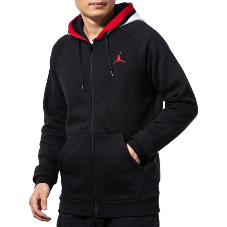 Jordan Jackets Men's Black Hooded Moderate Other BQ5650-010