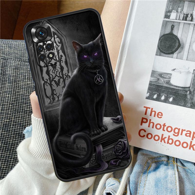Halloween Moon Witch Horror Case For Xiaomi Redmi Note 12 10 9 11 Pro 9S 10S 11S 12S Cover For Redmi 12 9C 10C 12C 13C