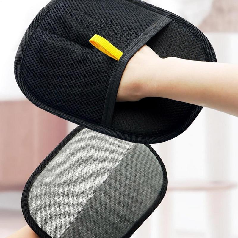 Cat Hair Grooming Gloves Double-Sided Pets Static Removal Mitten From Sofa Carpet Clothes Reusable Cat Hair Comb for Pet Hair