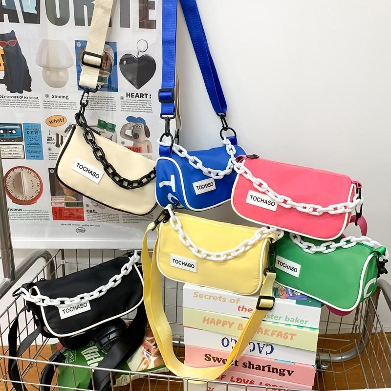 Stylish Oxford Cloth Children's Shoulder Bag Lightweight And Durable Versatile Design For School Use